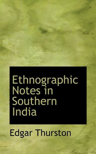 Cover for Edgar Thurston · Ethnographic Notes in Southern India (Hardcover Book) (2009)