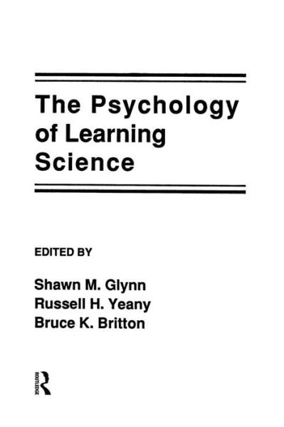 Cover for The Psychology of Learning Science (Paperback Book) (2015)