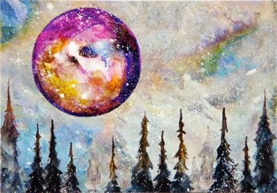 Cover for Inc Peter Pauper Press · Mystic Moon Note Cards (Cards) (2022)