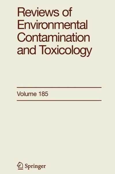 Cover for George Ware · Reviews of Environmental Contamination and Toxicology 185 - Reviews of Environmental Contamination and Toxicology (Paperback Book) [Softcover reprint of hardcover 1st ed. 2006 edition] (2010)