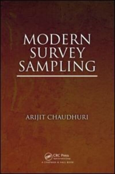 Cover for Arijit Chaudhuri · Modern Survey Sampling (Hardcover Book) (2014)