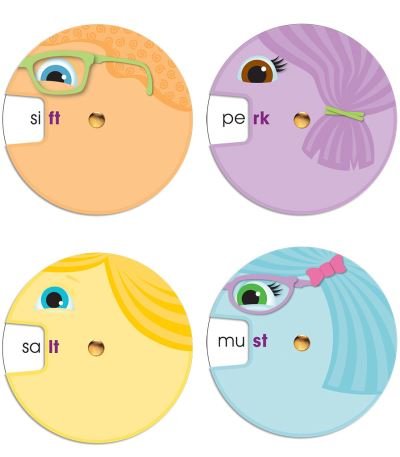 Cover for Carson Dellosa Education · Word Wheels: Ending Blends Curriculum Cut-Outs (N/A) (2017)