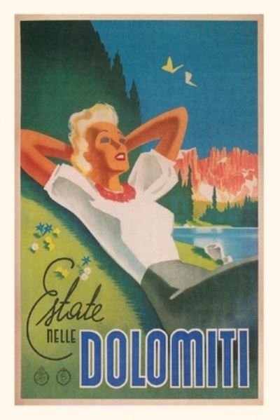 Cover for Found Image Press Inc. · Vintage Journal Dolomites, Italy Travel Poster (Paperback Book) (2021)