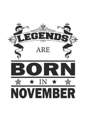 Cover for D Wolter · Legends Are Born In November (Paperback Book) (2019)