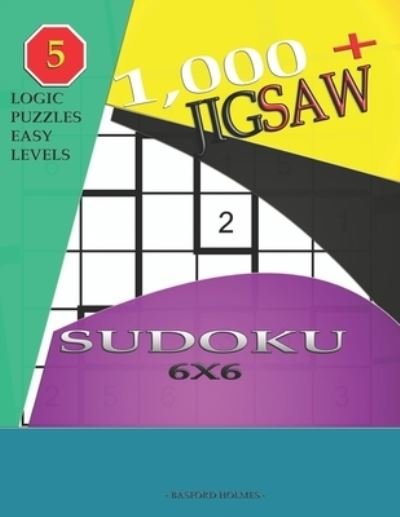 Cover for Basford Holmes · 1,000 + sudoku jigsaw 6x6 (Paperback Book) (2019)