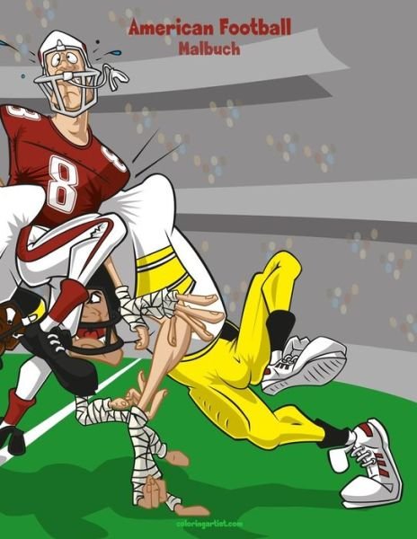 Cover for Nick Snels · American Football Malbuch 1 (Paperback Book) (2018)