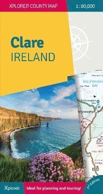 Cover for Mike Meagher · The Xploreit Map of County Clare Ireland (Map) [3 New edition] (2024)