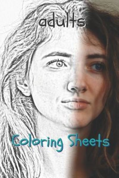 Cover for Coloring Books · Adults Coloring Sheets (Paperback Book) (2019)