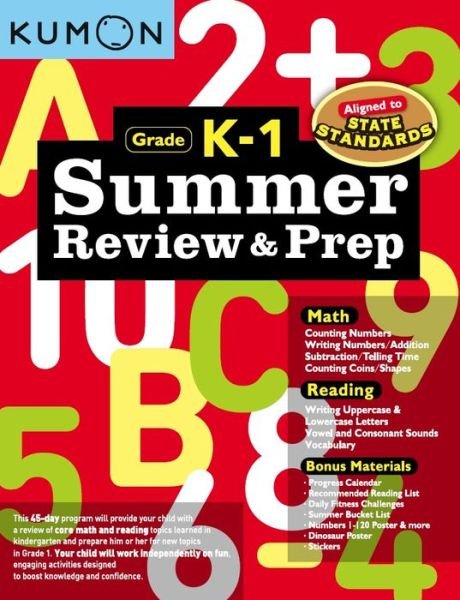 Cover for Kumon · Kumon Summer Review and Prep K-1 (Paperback Book) (2019)