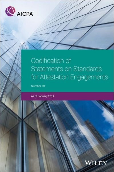 Cover for Aicpa · Codification of Statements on Standards for Attestation Engagements, January 2019 - AICPA (Paperback Book) (2020)