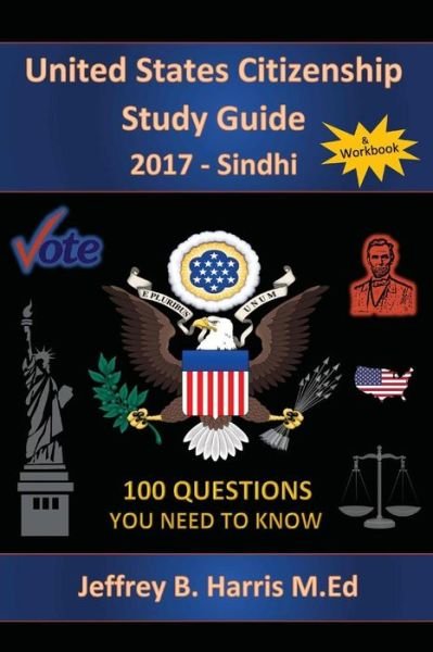 Cover for Jeffrey B Harris · United States Citizenship Study Guide and Workbook - Sindhi (Paperback Book) (2017)
