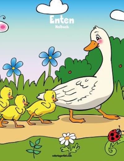 Cover for Nick Snels · Enten-Malbuch 1 (Paperback Book) (2017)