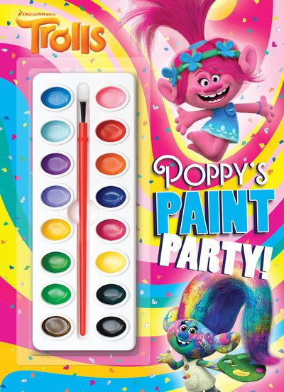 Cover for Rachel Chlebowski · Poppy's Paint Party! (DreamWorks Trolls) (Paperback Book) (2019)