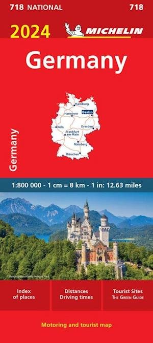 Cover for Michelin · Germany 2024 - Michelin National Map 718: Map (CD/DVD) (2024)