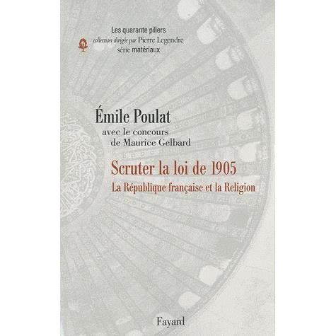 Cover for Emile Poulat · Scruter la loi de 1905 (Book) (2018)