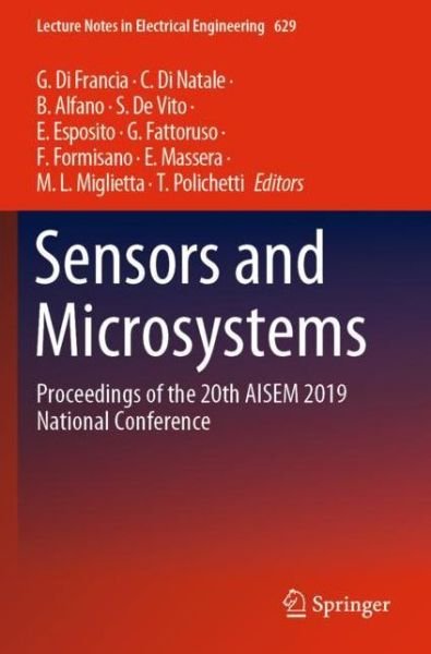 Cover for Sensors and Microsystems: Proceedings of the 20th AISEM 2019 National Conference - Lecture Notes in Electrical Engineering (Paperback Book) [2020 edition] (2021)