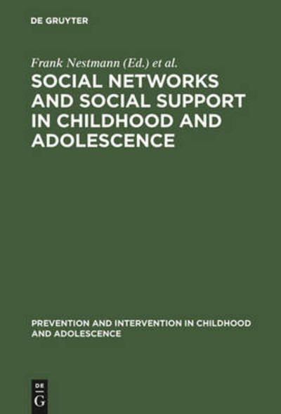 Cover for Frank Nestmann · Social Networks and Social Support (Book) (1994)