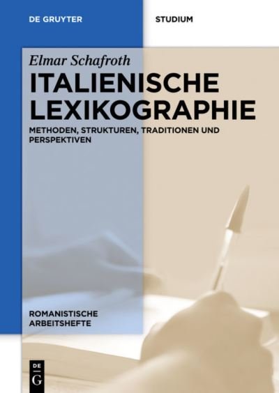 Cover for Schafroth · Italienische Lexikographie (Book) (2023)
