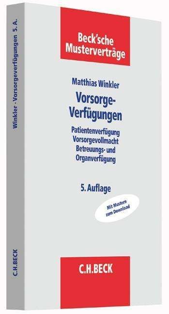 Cover for Winkler · Vorsorgeverfügungen (Book)
