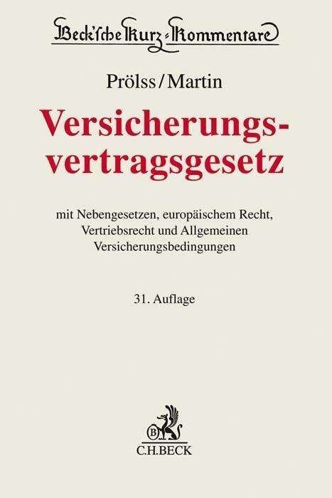 Cover for Armbrüster · Versicherungsvertragsgesetz (Book)