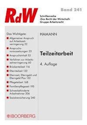 Cover for Hamann · Teilzeitarbeit (Book)