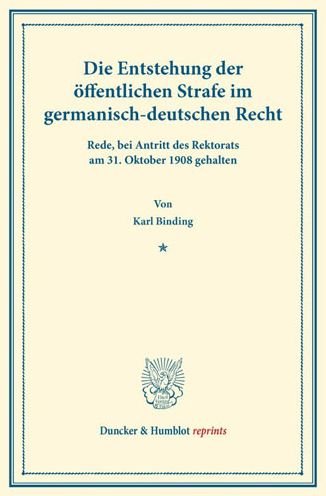 Cover for Binding · Die Entstehung der öffentlichen (Book) (2013)