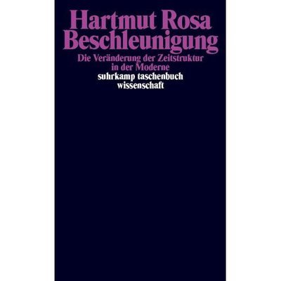 Cover for Hartmut Rosa · Beschleunigung. Die Veranderung Der Zeitstrukturen In Der Moderne (Book)