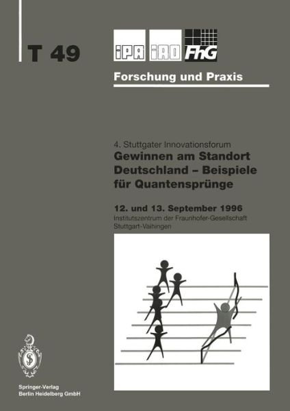 Cover for Hans-jurgen Warnecke · Gewinnen Am Standort Deutschland -- Beispiele Fur Quantensprunge - IPA-Iao - Forschung Und Praxis Tagungsberichte (Paperback Book) (1996)