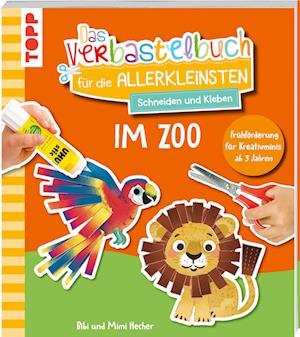 Cover for Mimi Hecher · Das Verbastelbuch für die Allerkleinsten. Schneiden und Kleben. Im Zoo (Book) (2025)