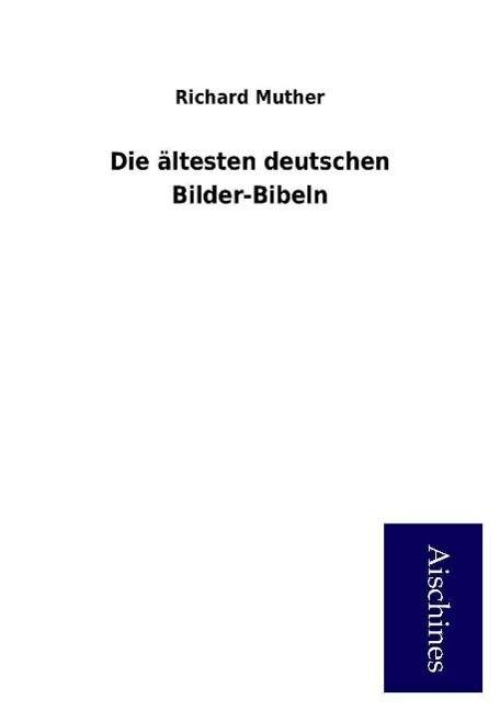 Cover for Muther · Die ältesten deutschen Bilder-Bi (Book)