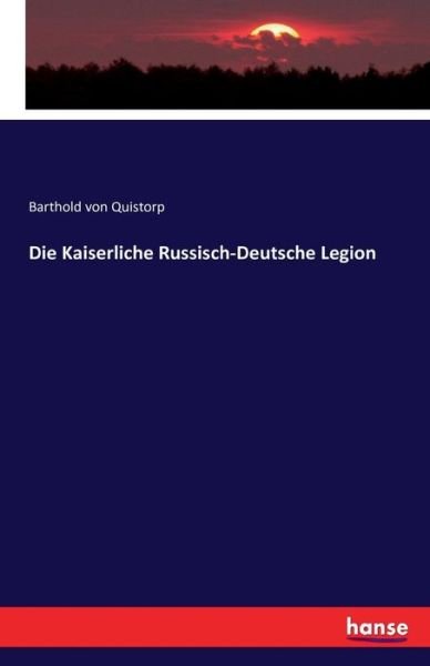 Cover for Quistorp · Die Kaiserliche Russisch-Deuts (Book) (2016)