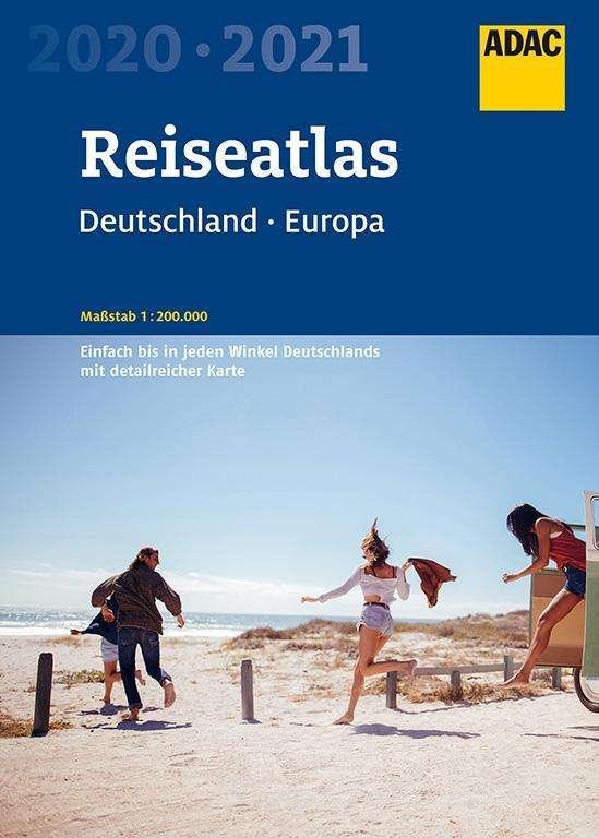 Cover for ADAC Verlag · ADAC Reiseatlas Deutschland Europa 2020/2021 (Sewn Spine Book) (2019)