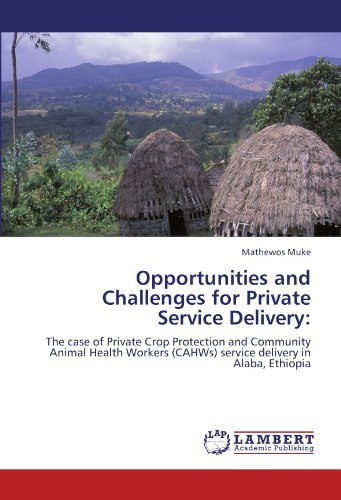 Cover for Mathewos Muke · Opportunities and Challenges for Private Service Delivery:: the Case of Private Crop Protection and Community Animal Health Workers (Cahws) Service Delivery in Alaba, Ethiopia (Paperback Book) (2012)