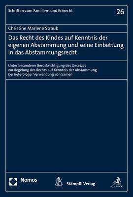 Cover for Straub · Das Recht des Kindes auf Kenntni (Book) (2020)
