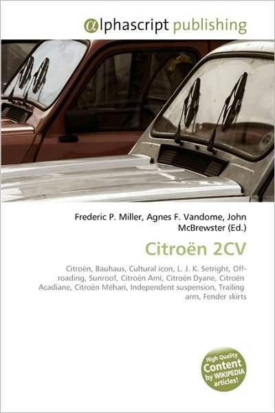 Cover for Frederic P Miller · Citroën 2CV (Book) (2012)