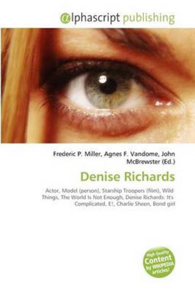 Cover for Frederic P Miller · Denise Richards (Book) (2010)