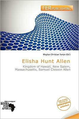 Cover for Waylon Christian Terryn · Elisha Hunt Allen (Book) (2011)