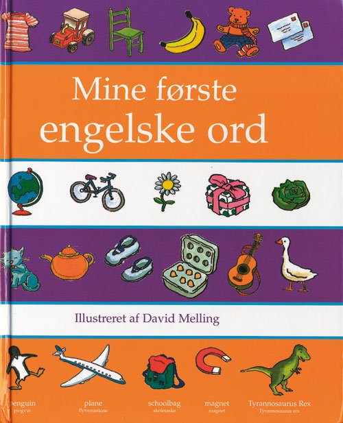 Cover for David Melling · Mine første engelske ord (Bound Book) [第1 版本] (2008)