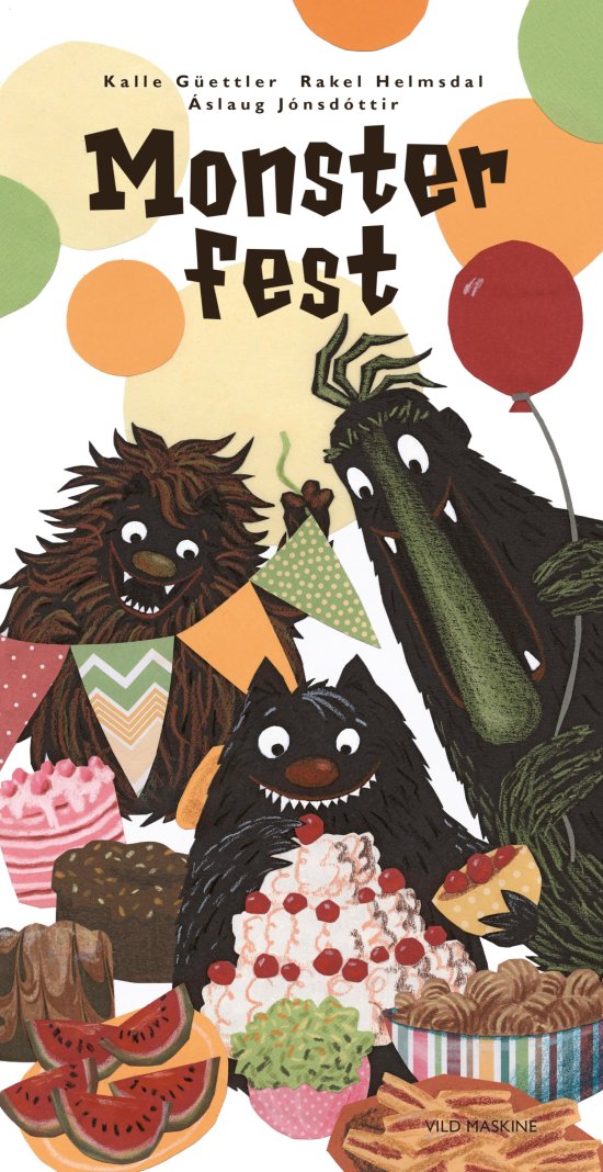 Cover for Kalle Güettler, Rakel Helmsdal, Áslaug Jónsdóttir · Store Monster og lille monster: Monsterfest (Bound Book) [第1 版本] (2024)