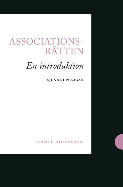 Cover for Svante Johansson · Associationsrätten : en introduktion (Paperback Book) (2021)