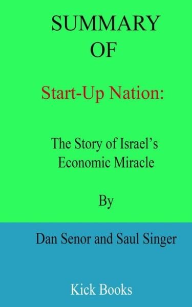 Cover for Amazon Digital Services LLC - KDP Print US · Summary of Start-Up Nation (Paperback Book) (2022)