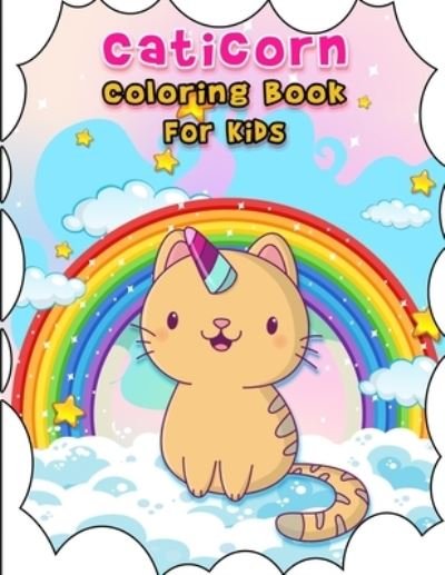 Cover for K Art Press · Caticorn Coloring Book for kids (Paperback Book) (2020)