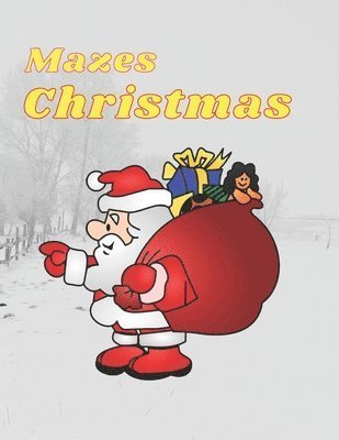Cover for Eva Eva · Mazes Christmas (Paperback Book) (2020)