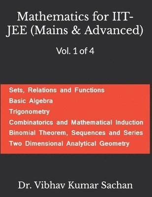 Cover for Vibhav Kumar Sachan · Mathematics for IIT- JEE (Book) (2020)