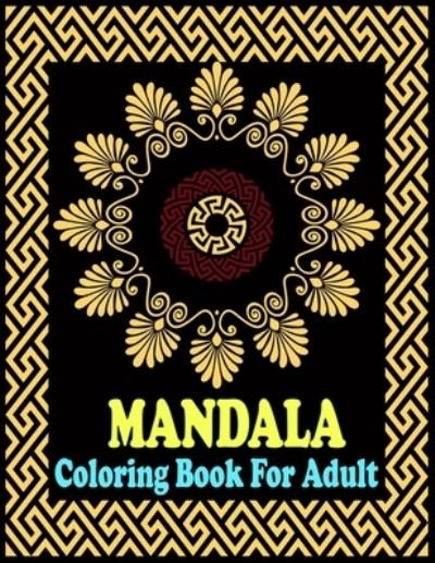Cover for Kr Print House · Mandala coloring Book For adult (Paperback Book) (2020)