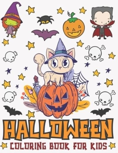 Cover for Pencil Art Publishing · Halloween Coloring Book For Kids (Paperback Book) (2020)