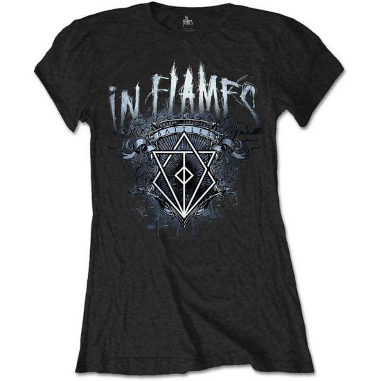 Cover for In Flames · In Flames Ladies T-Shirt: Battles Crest (Black) (T-shirt)
