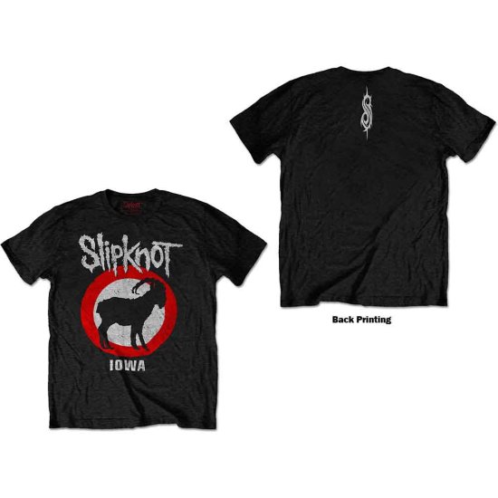 Cover for Slipknot · Slipknot Unisex T-Shirt: Iowa Goat (Black) (Back Print) (T-shirt)