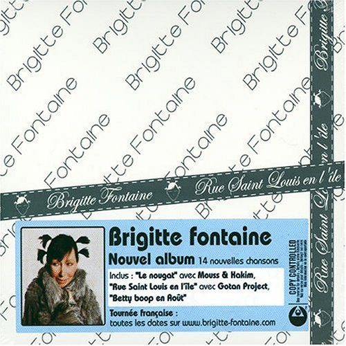 Cover for Brigitte Fontaine · Rue Saint Louis En L'ile (CD) (2008)