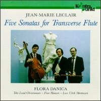 Cover for Leclair / Christiansen / Hansen · 5 Sonatas for Trans. Flute (CD) (2000)